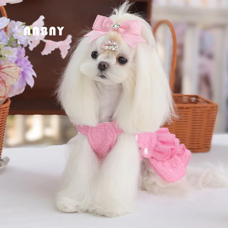 Cat Dress Puppy Pet Apparel Small Dog Clothes Winter Chihuahua Yorkie Pomeranian Yorkshire Terrier Shih Tzu Maltese Dog Clothing