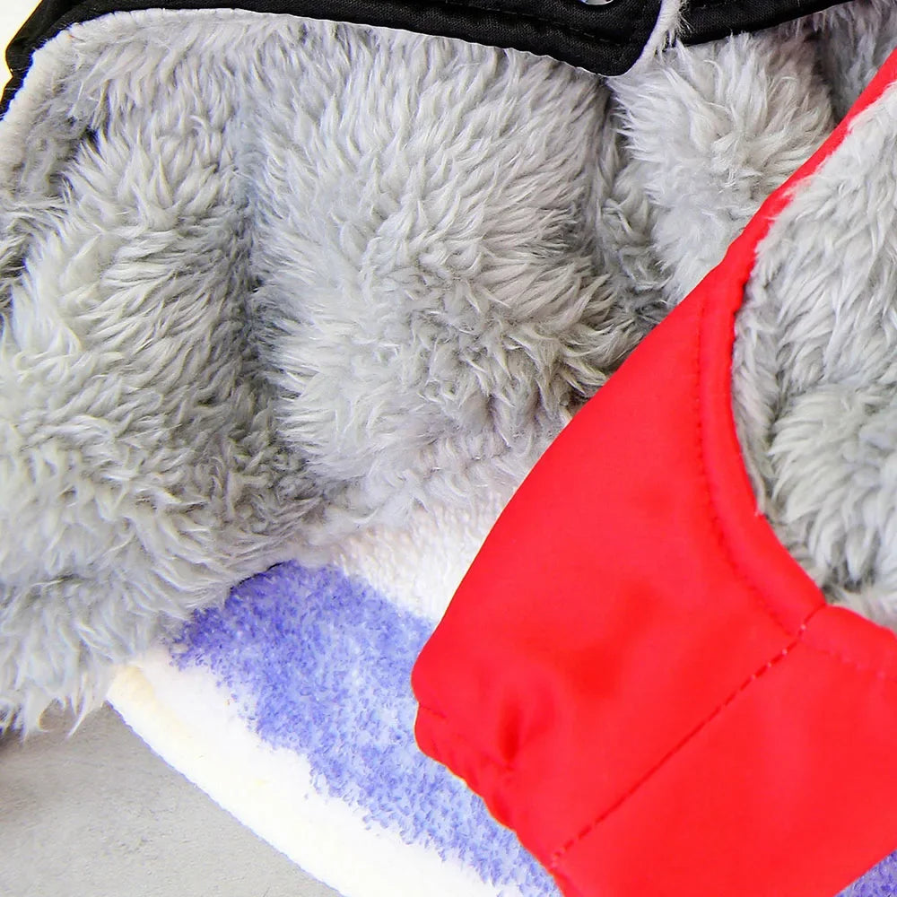 Thicken Warm Dog Jumpsuit Winter Small Dog Clothes for Chihuahua Coat Waterproof Hoodie Puppy Overalls Poodle Jacket Pet Apparel