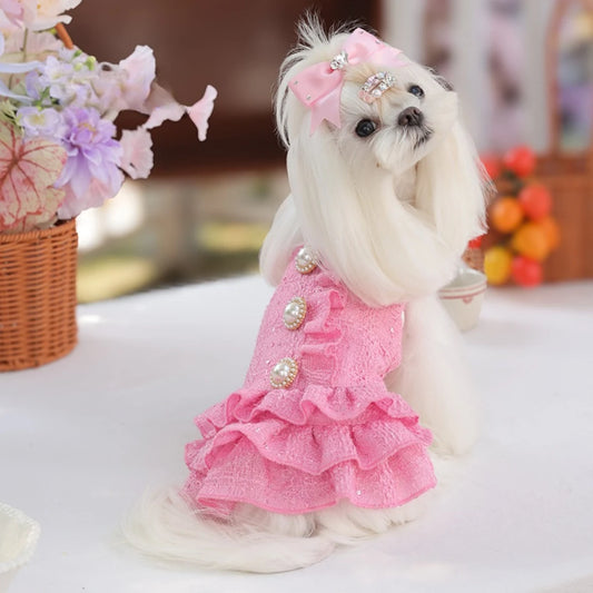 Cat Dress Puppy Pet Apparel Small Dog Clothes Winter Chihuahua Yorkie Pomeranian Yorkshire Terrier Shih Tzu Maltese Dog Clothing